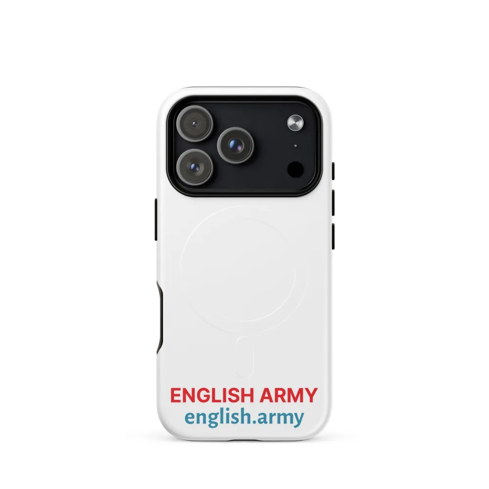 ENGLISCHE ARMEE - MagSafe® Robuste Schutzhülle für iPhone®