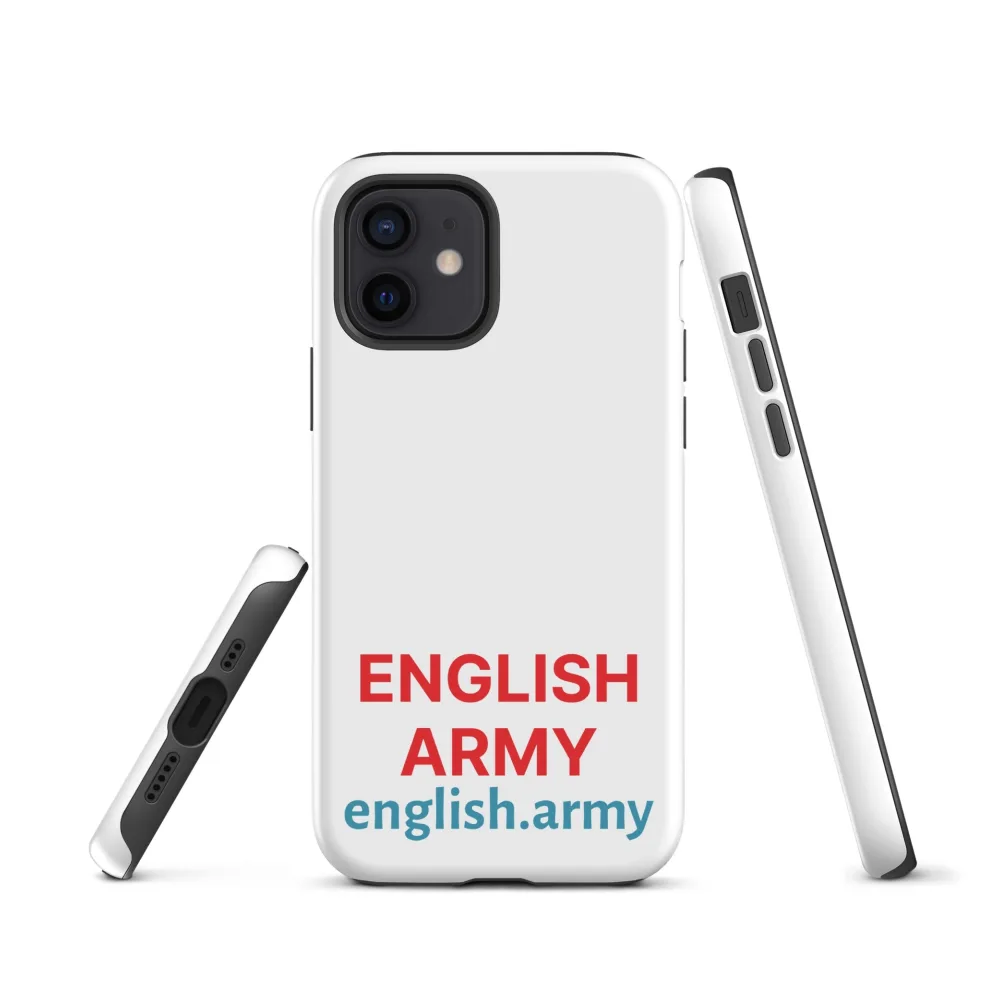 ENGLISCHE ARMEE – Robuste Schutzhülle für iPhone®
