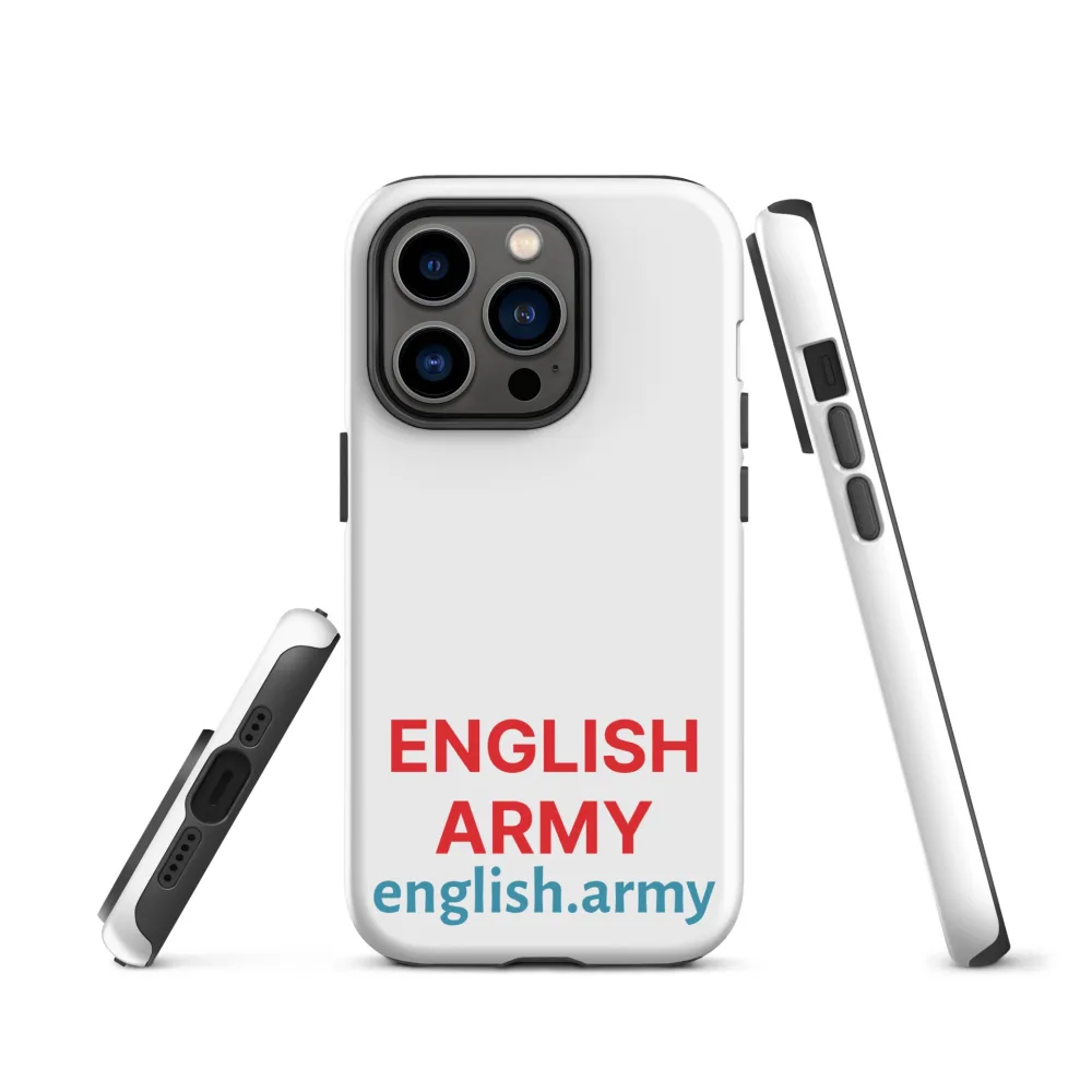 ENGLISCHE ARMEE – Robuste Schutzhülle für iPhone®