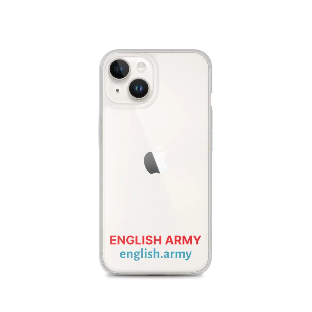ENGLISCHE ARMEE – Transparente Hülle für iPhone®