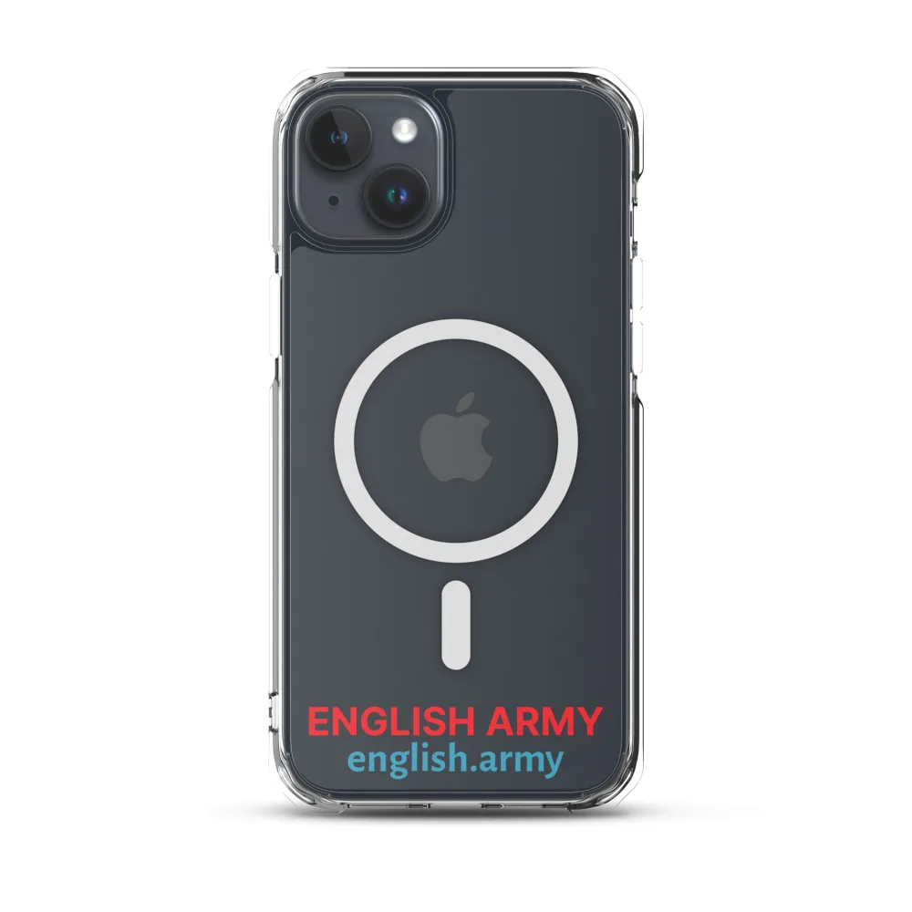 ENGLISCHE ARMEE - MagSafe® Klarsichthülle für iPhone®