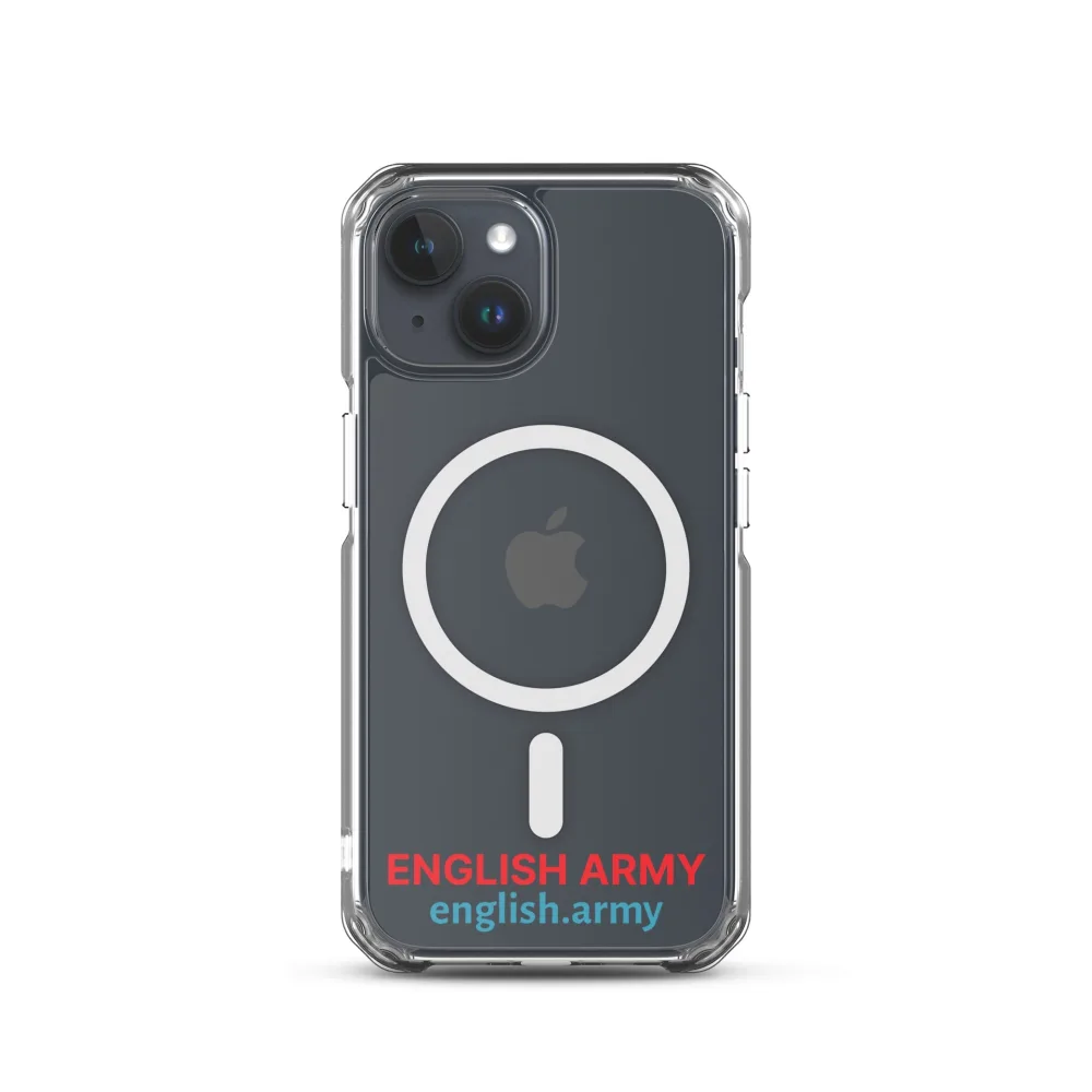 ENGLISCHE ARMEE - MagSafe® Klarsichthülle für iPhone®