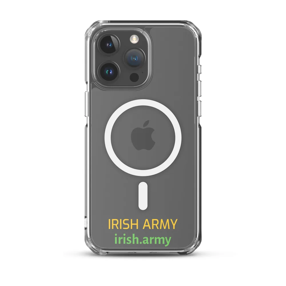 Irische Armee - MagSafe® Clear Case für iPhone®