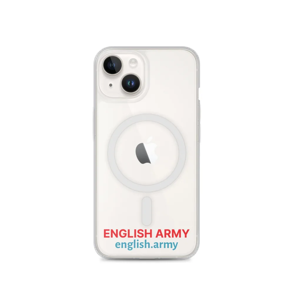ENGLISCHE ARMEE - MagSafe® Klarsichthülle für iPhone®