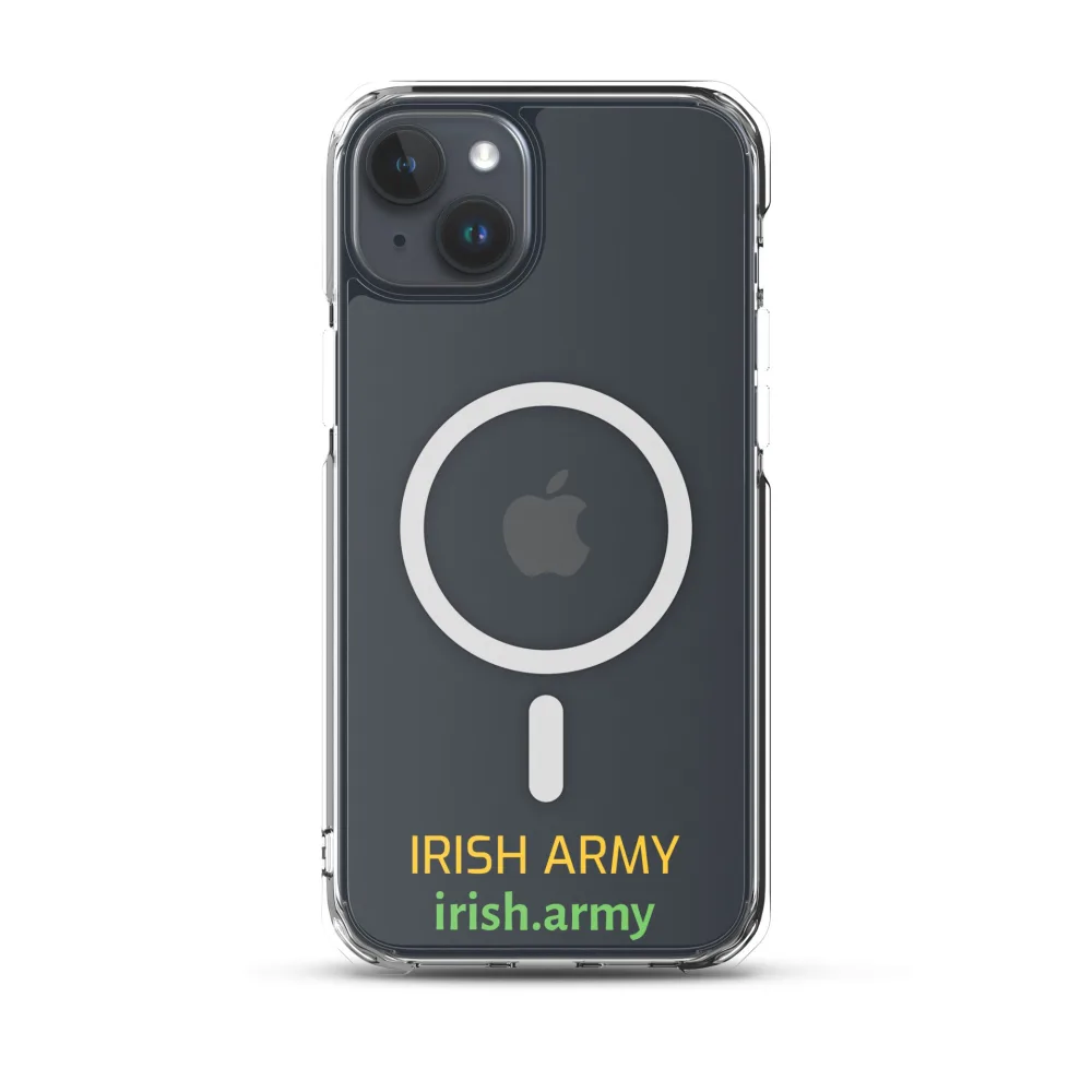 Irische Armee - MagSafe® Clear Case für iPhone®