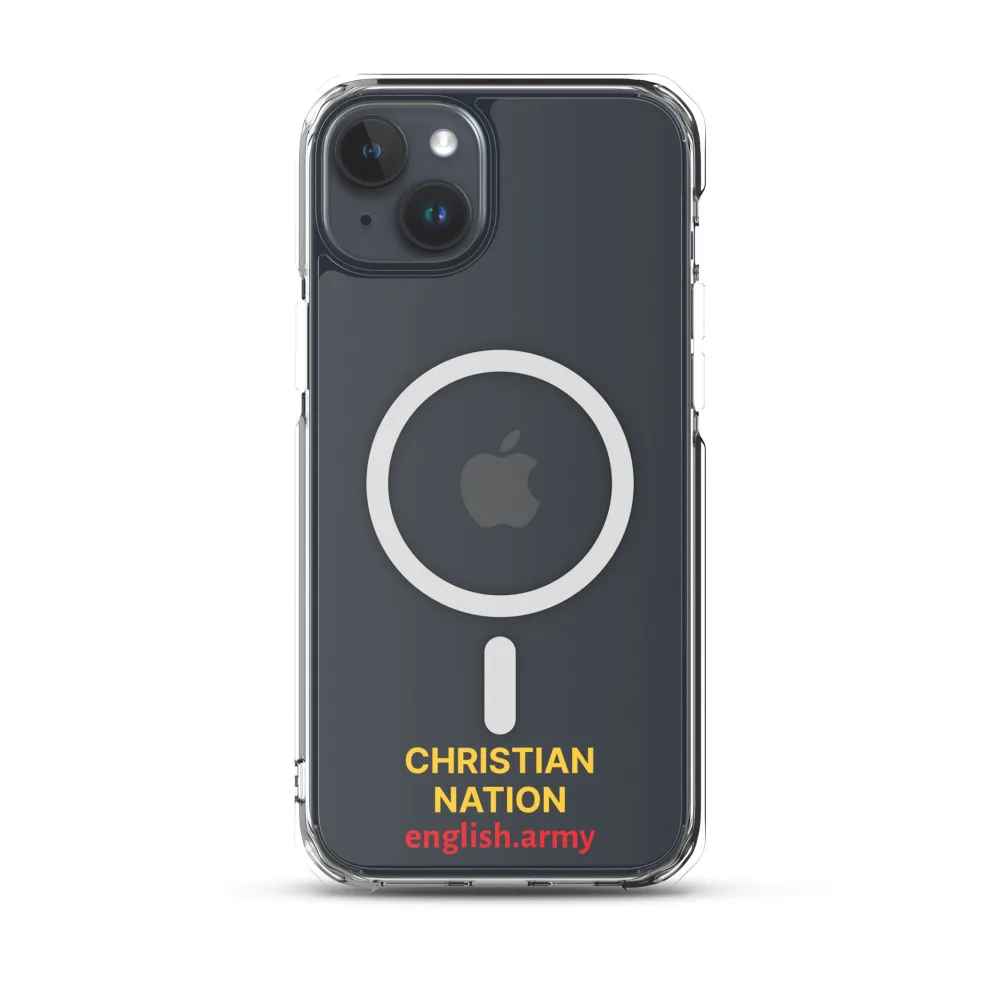 Christian Nation - MagSafe® Clear Case für iPhone®