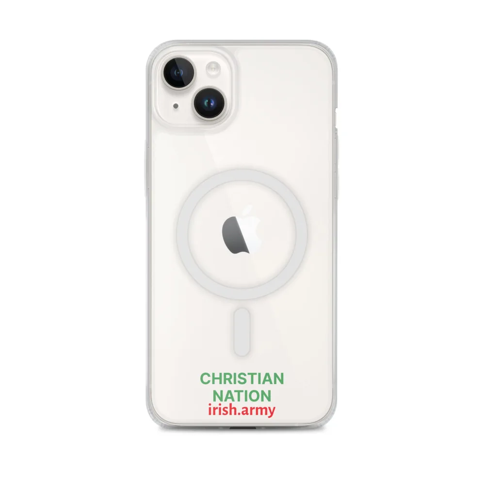 Christian Nation - MagSafe® Clear Case für iPhone®