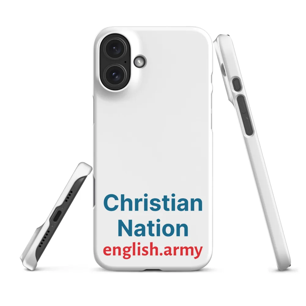 Christian Nation - Snap Case für iPhone®