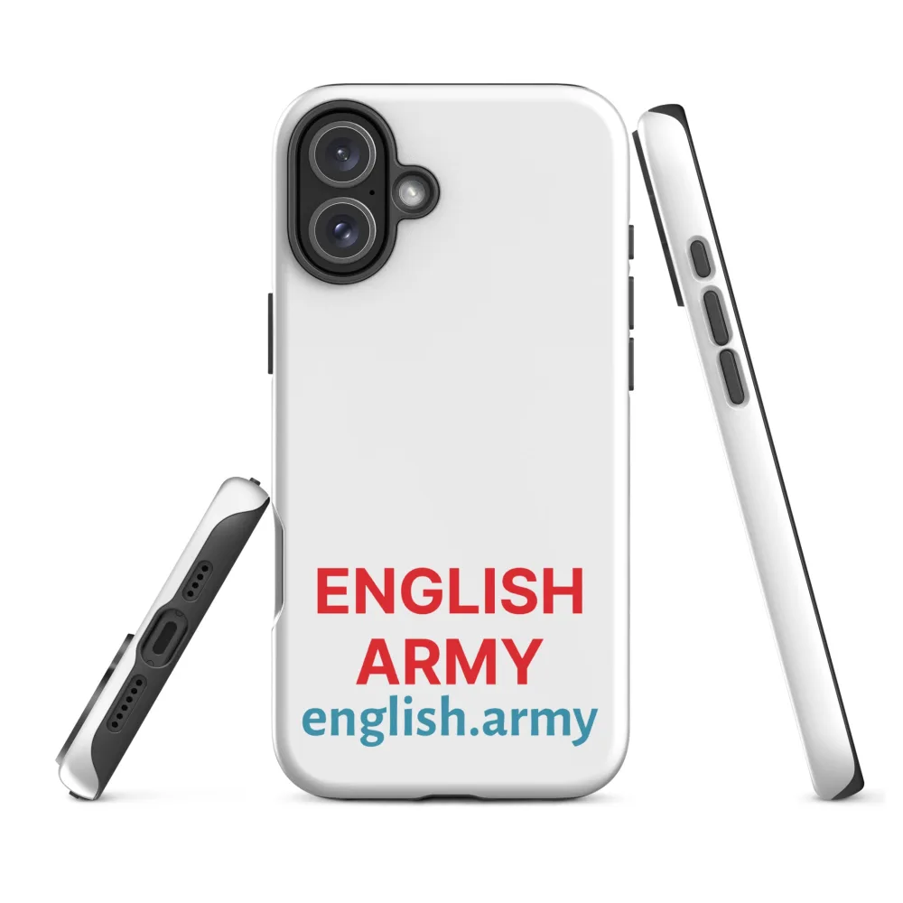 ENGLISCHE ARMEE – Robuste Schutzhülle für iPhone®
