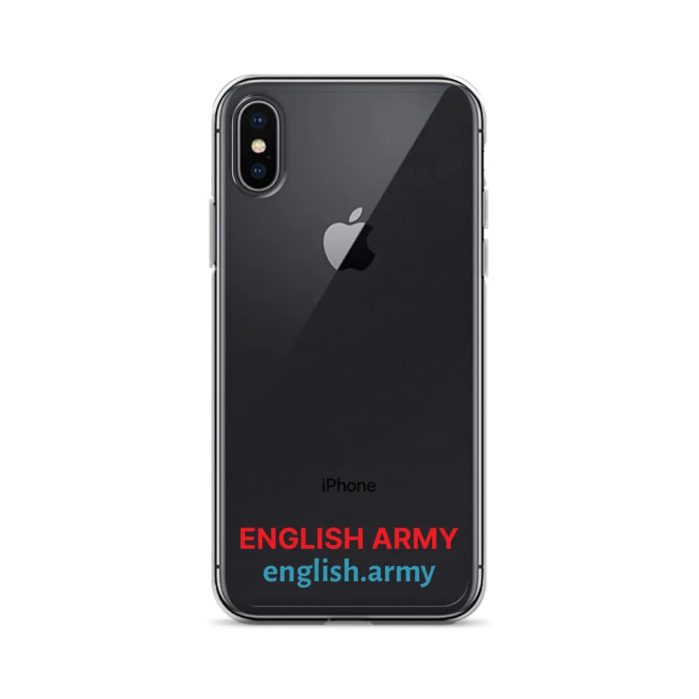 ENGLISCHE ARMEE – Transparente Hülle für iPhone®