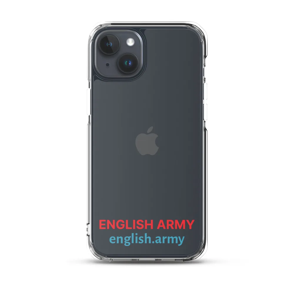 ENGLISCHE ARMEE – Transparente Hülle für iPhone®