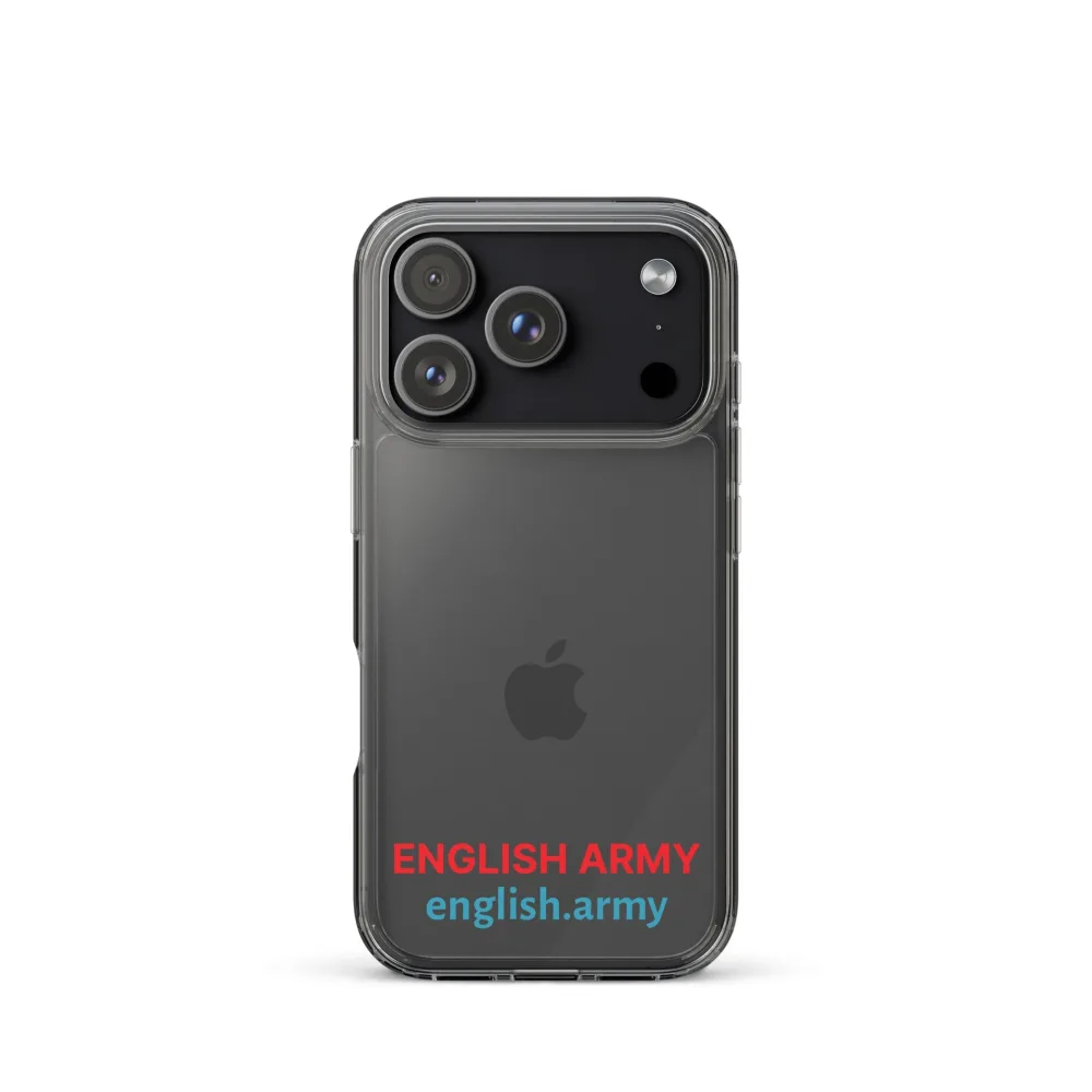 ENGLISCHE ARMEE – Transparente Hülle für iPhone®