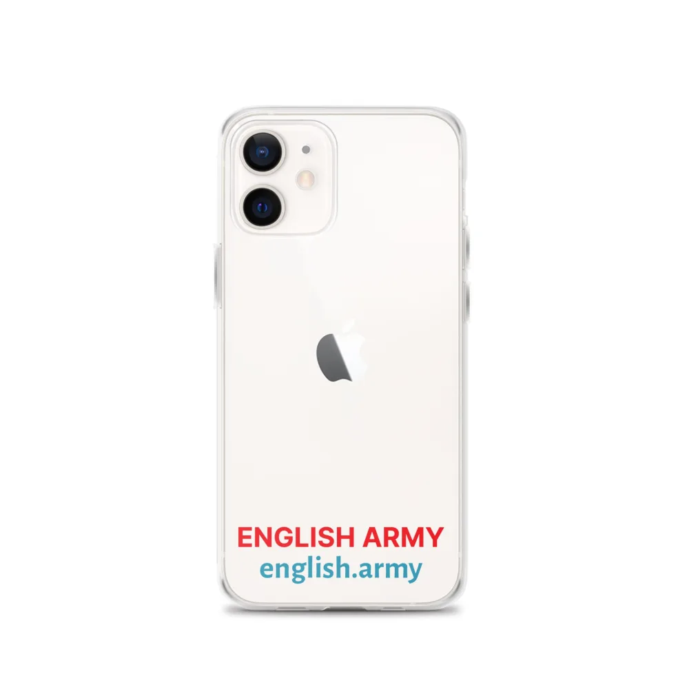 ENGLISCHE ARMEE – Transparente Hülle für iPhone®