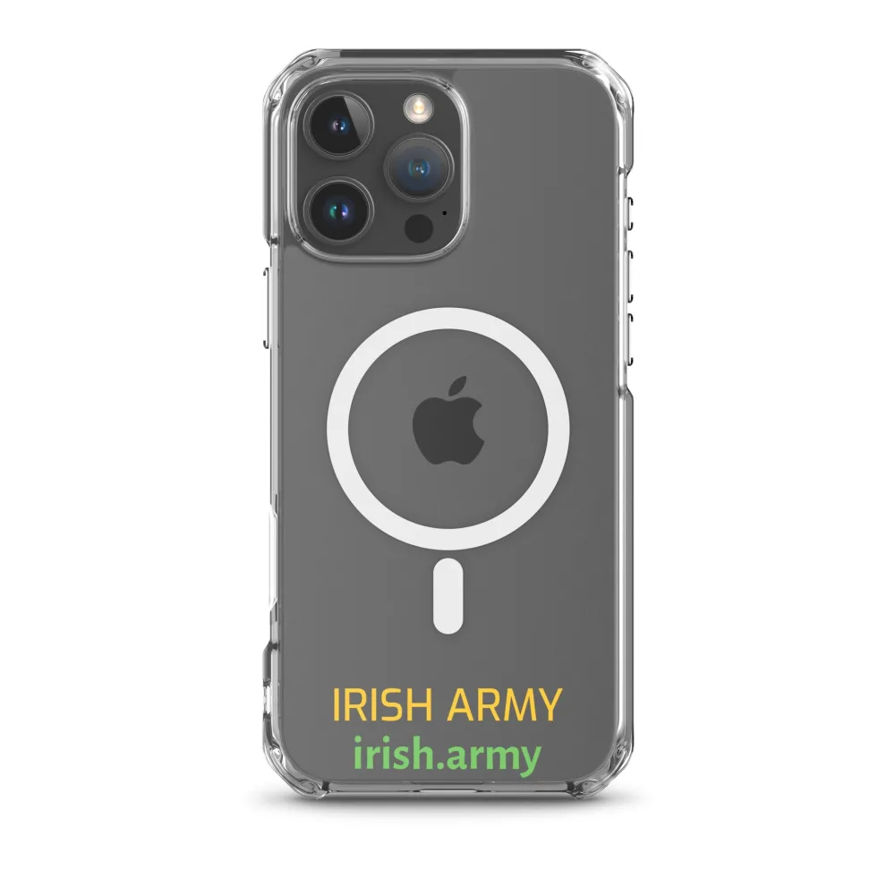 Irische Armee - MagSafe® Clear Case für iPhone®