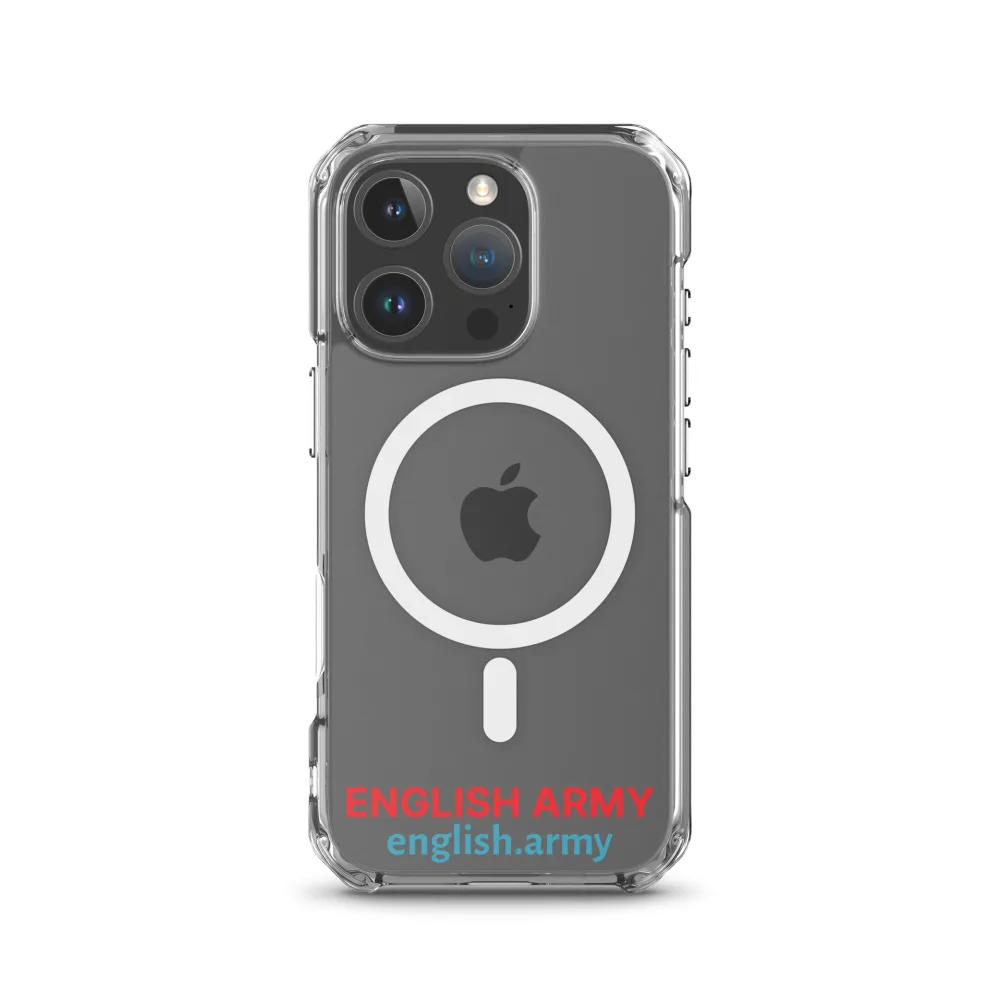 ENGLISCHE ARMEE - MagSafe® Klarsichthülle für iPhone®