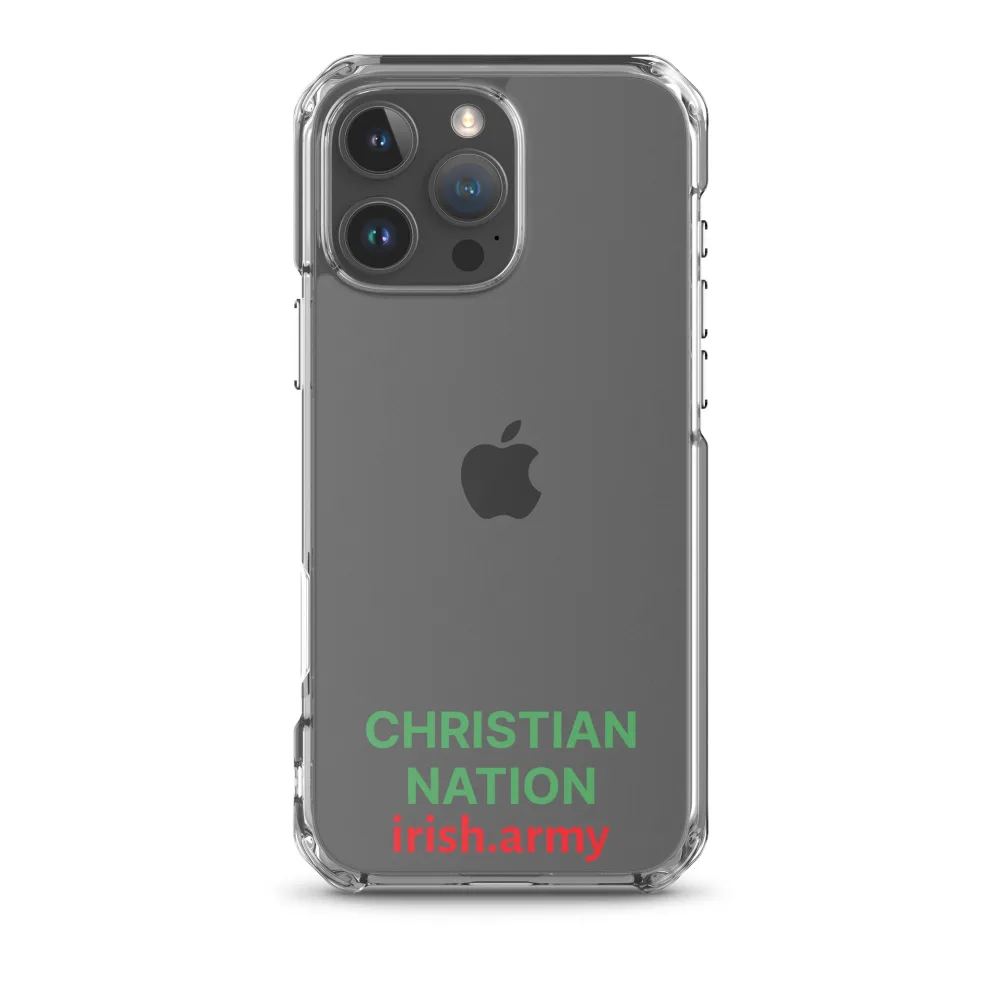 Christian Nation - Klare Hülle für iPhone®