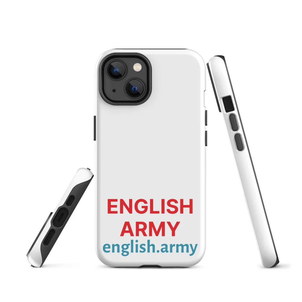 ENGLISCHE ARMEE – Robuste Schutzhülle für iPhone®
