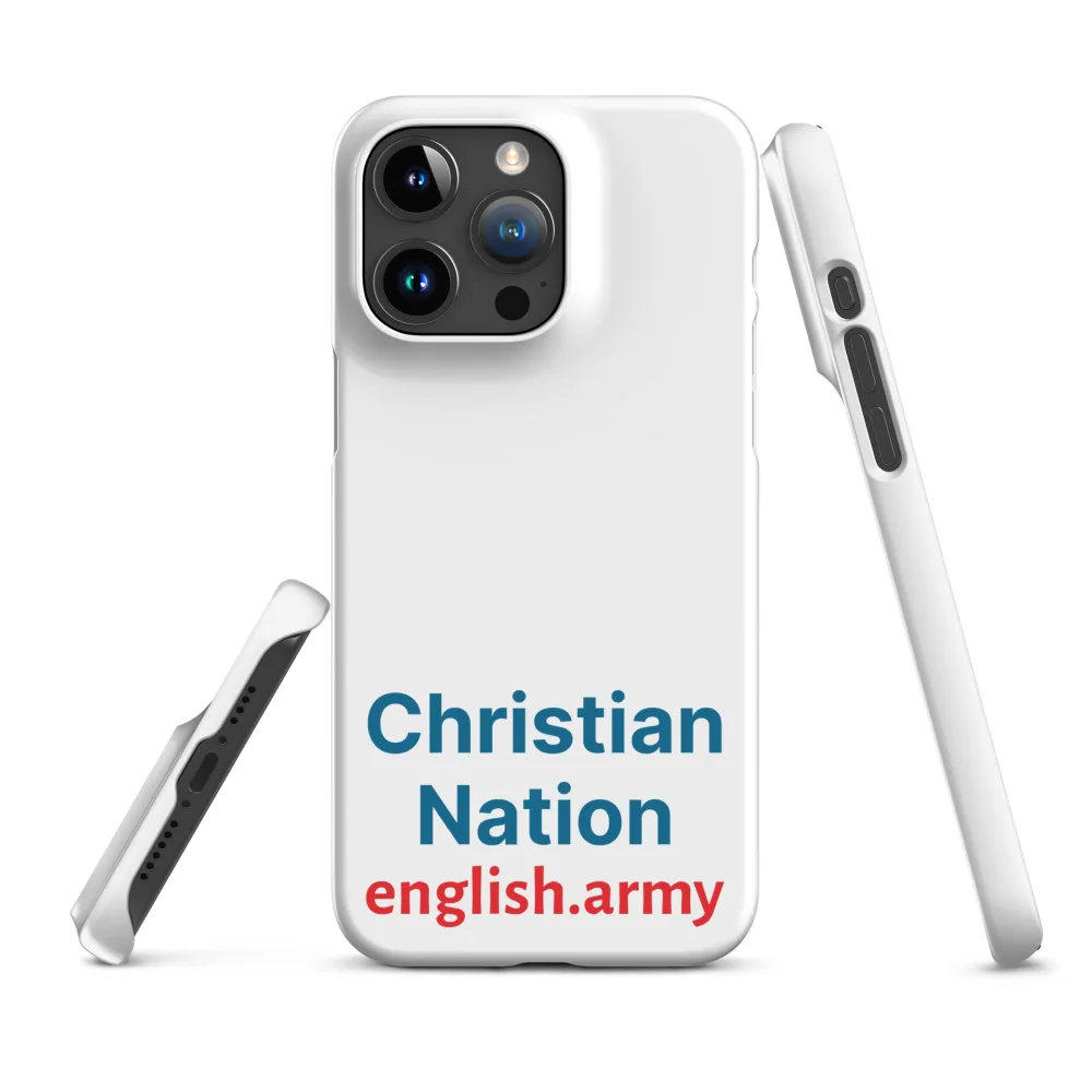 Christian Nation - Snap Case für iPhone®