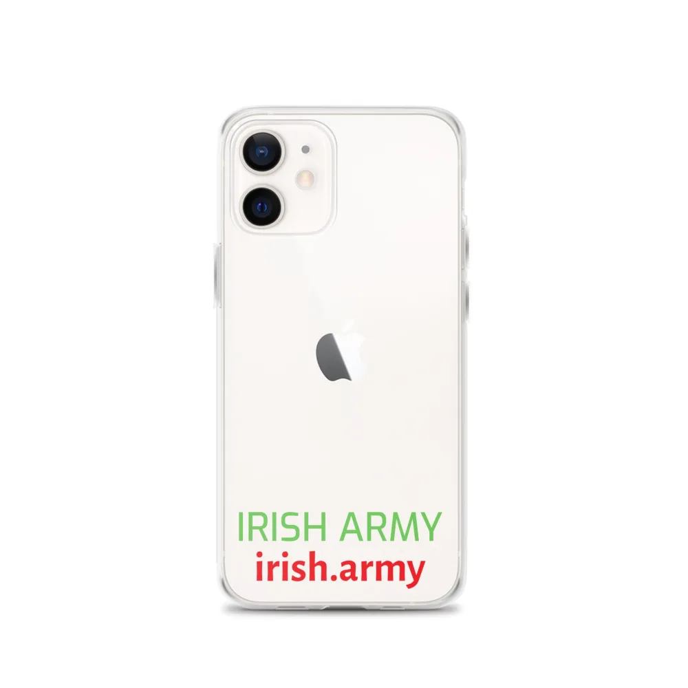 Irische Armee - Transparente Hülle für iPhone®