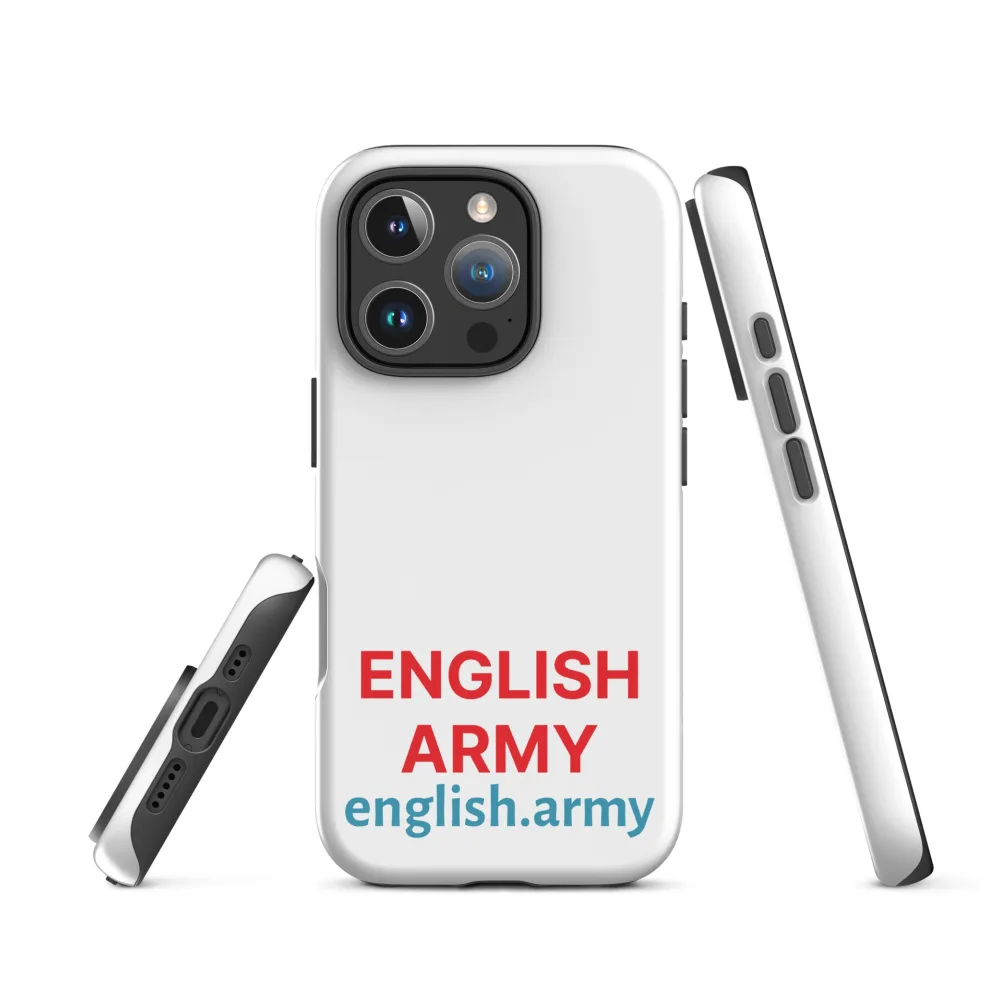 ENGLISCHE ARMEE – Robuste Schutzhülle für iPhone®