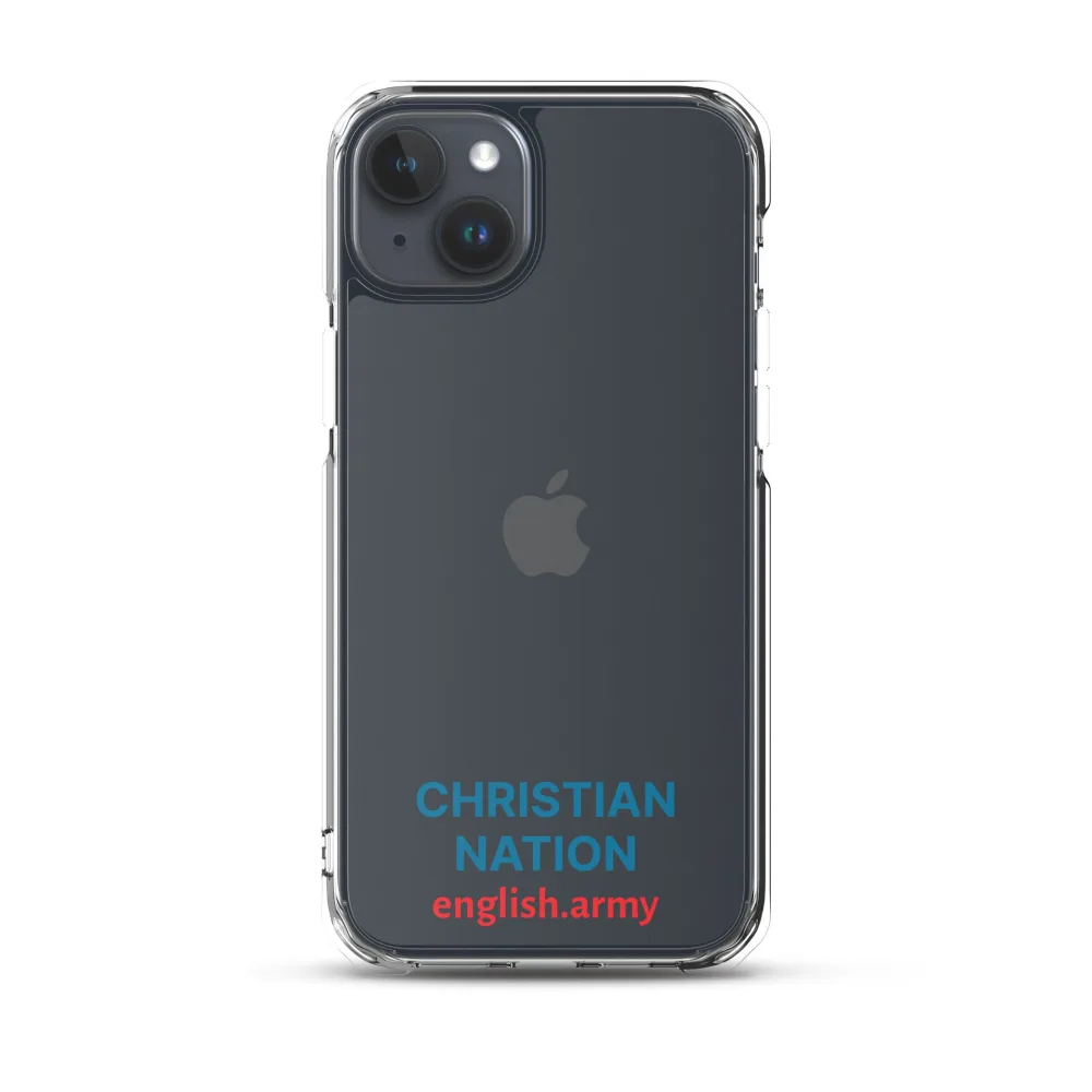 Christian Nation - Klare Hülle für iPhone®
