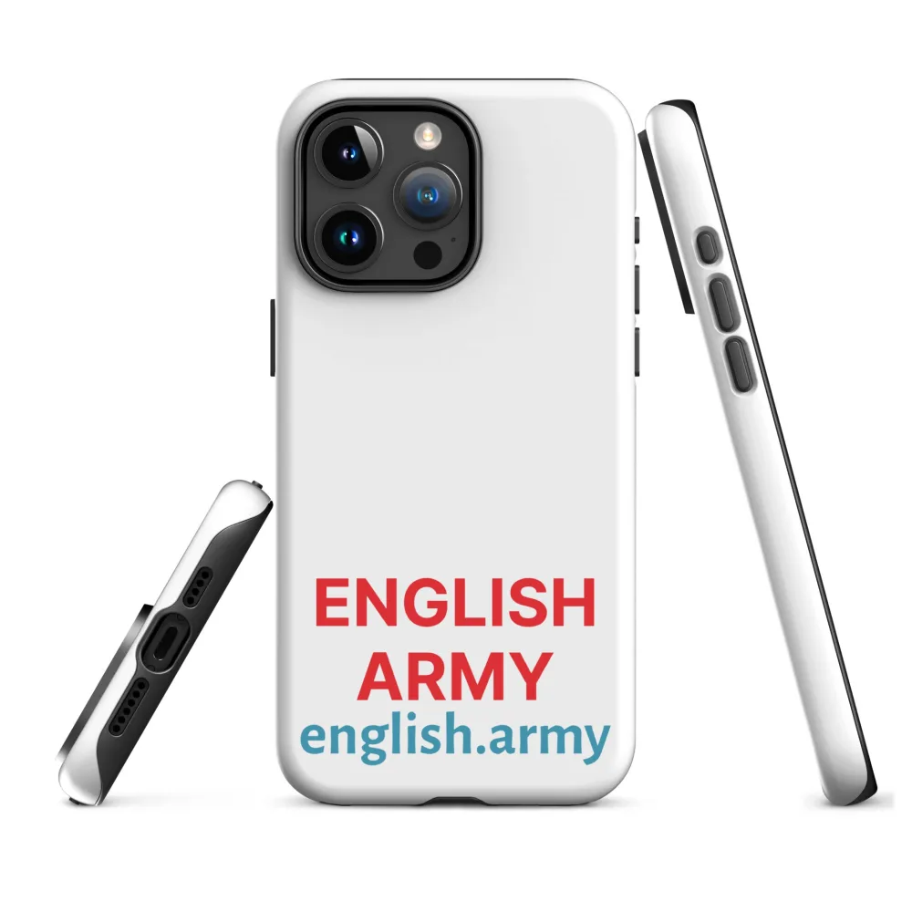 ENGLISCHE ARMEE – Robuste Schutzhülle für iPhone®