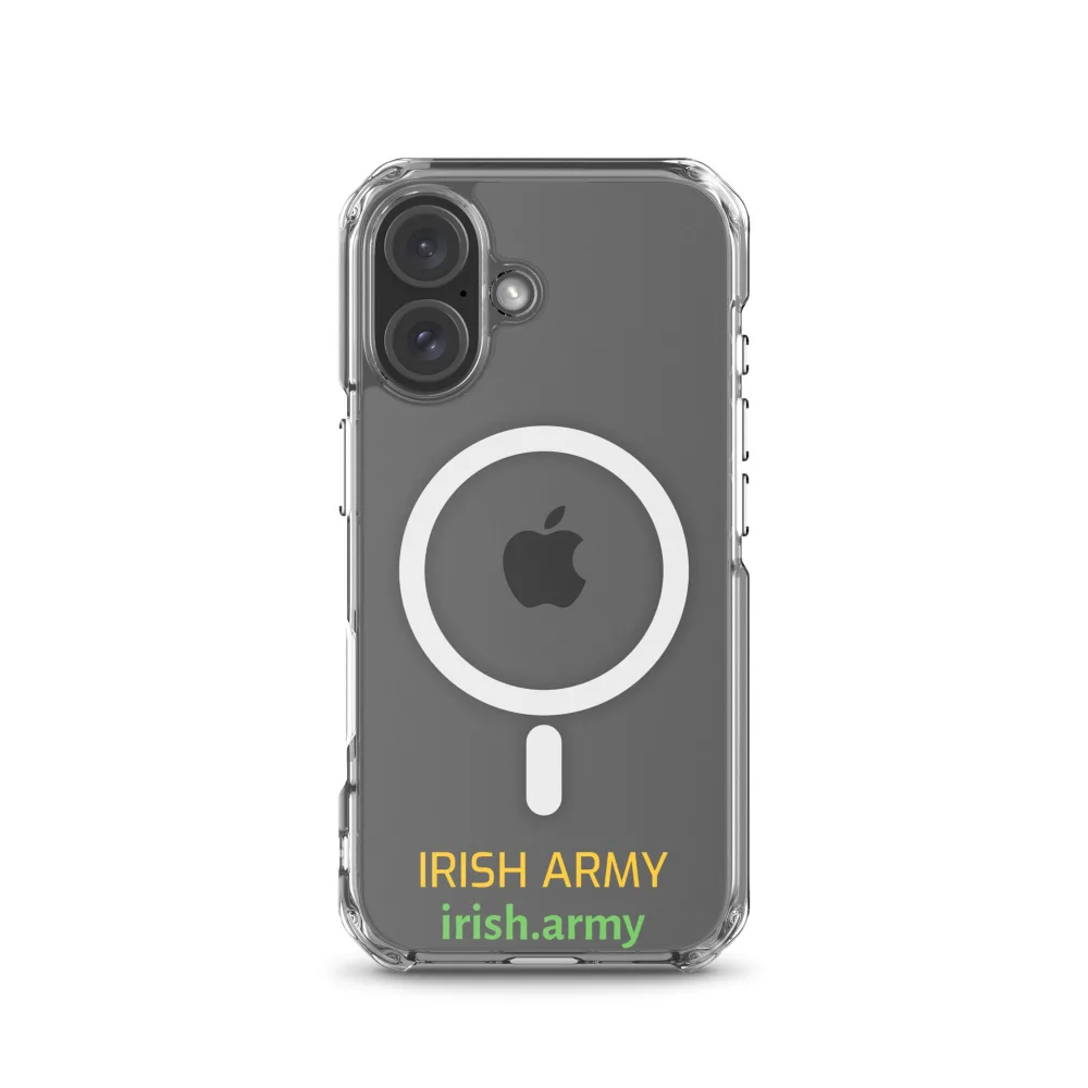 Irische Armee - MagSafe® Clear Case für iPhone®