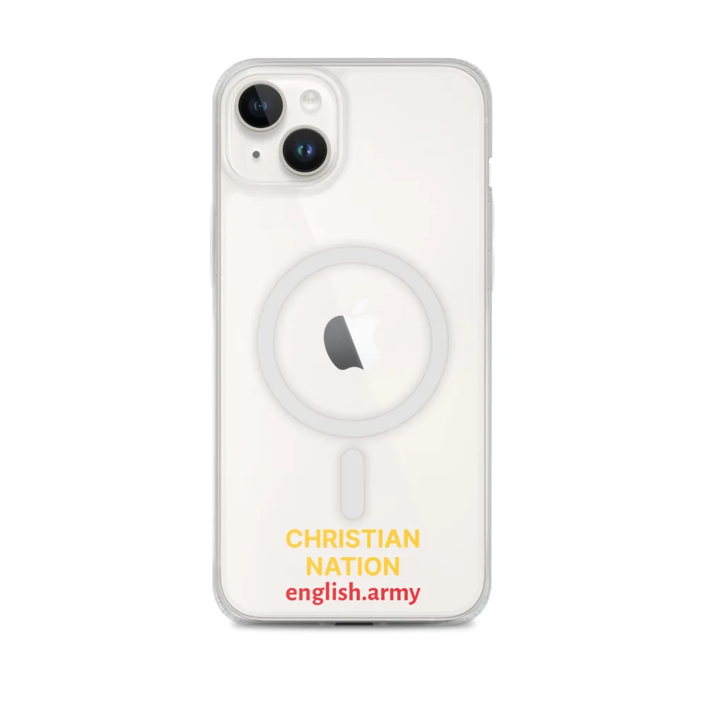 Christian Nation - MagSafe® Clear Case für iPhone®