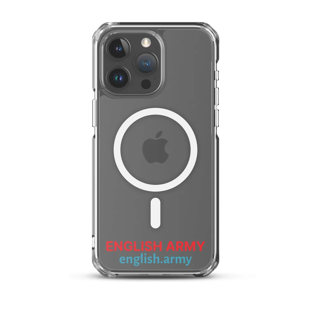 ENGLISCHE ARMEE - MagSafe® Klarsichthülle für iPhone®
