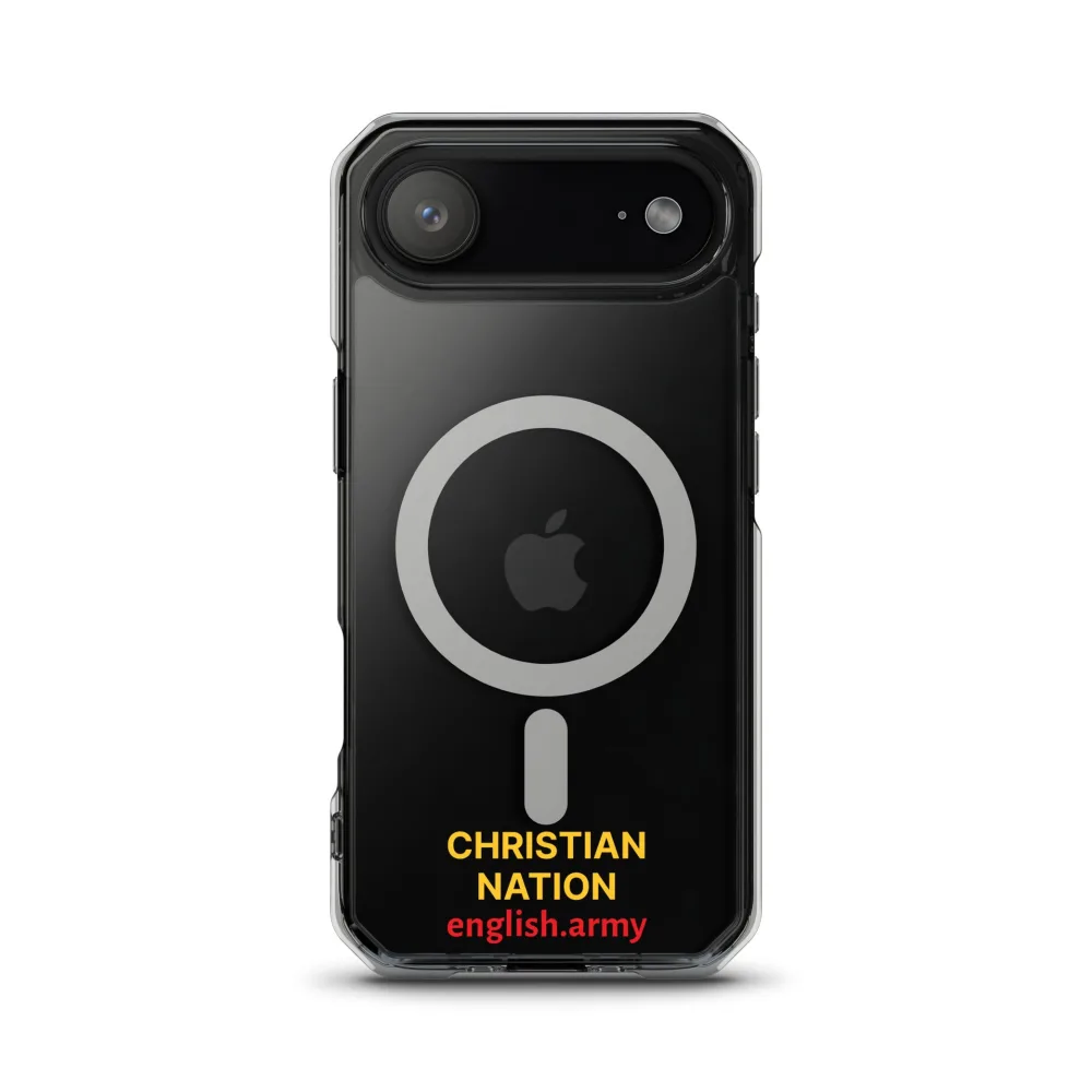 Christian Nation - MagSafe® Clear Case für iPhone®