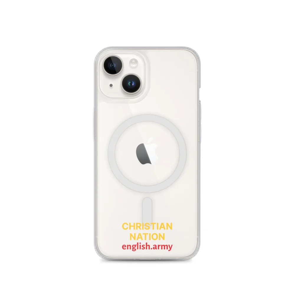 Christian Nation - MagSafe® Clear Case für iPhone®