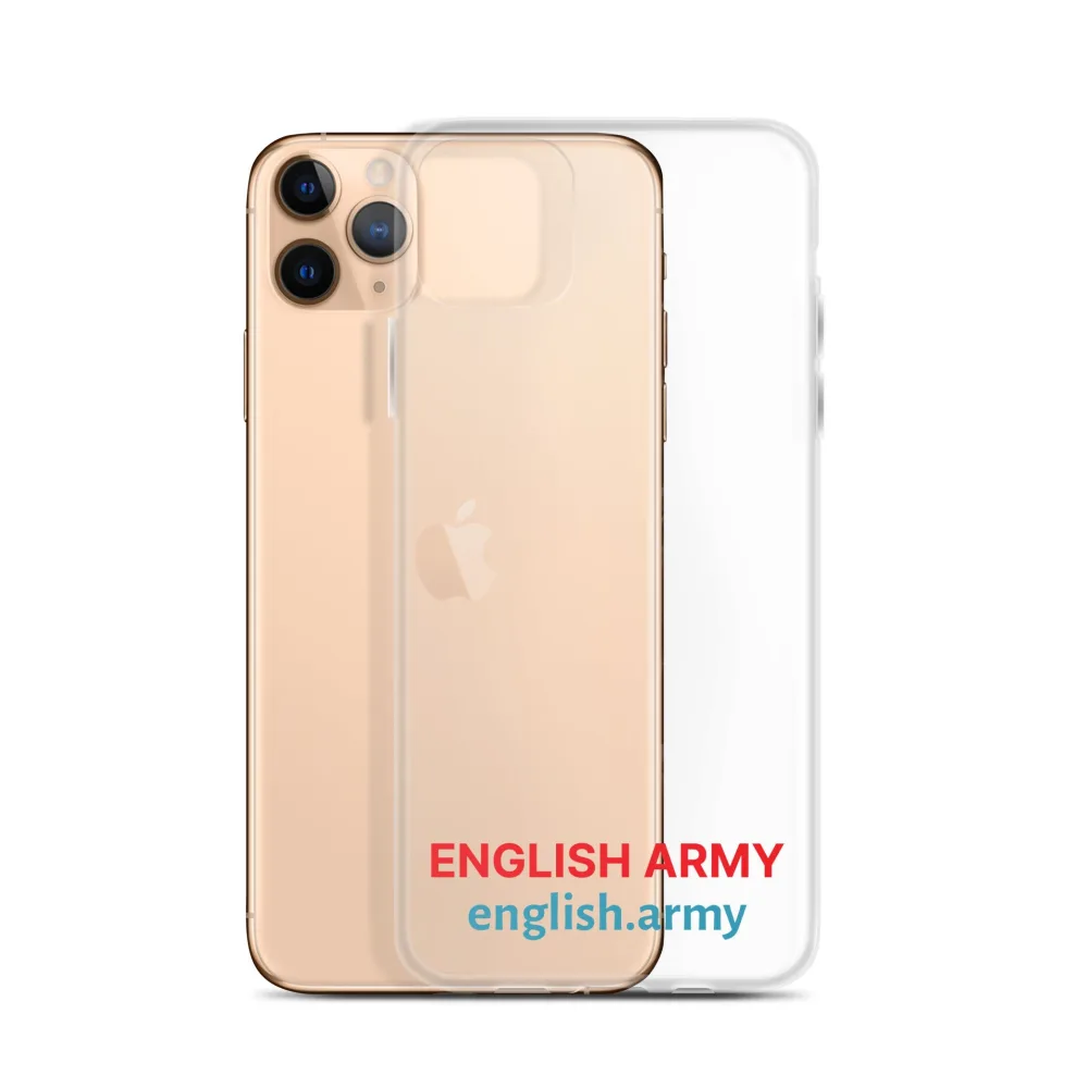 ENGLISCHE ARMEE – Transparente Hülle für iPhone®