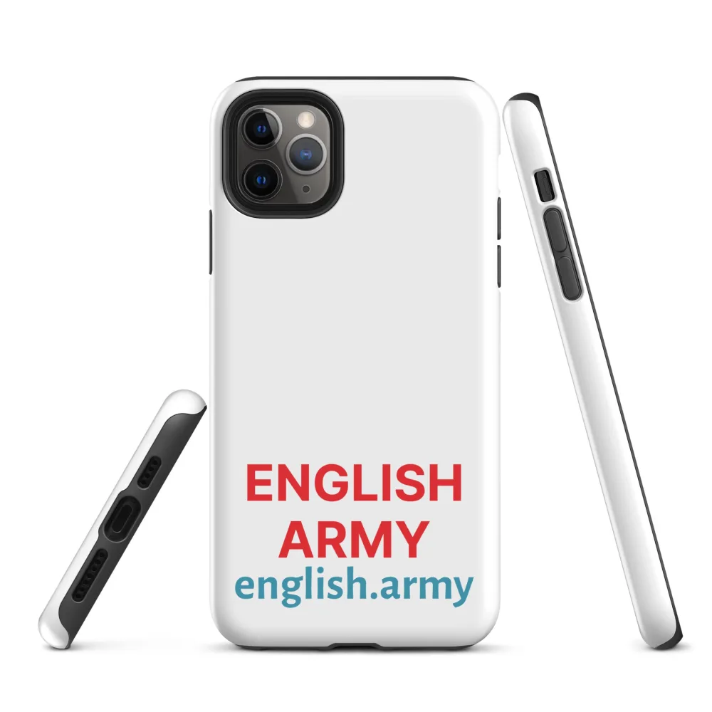 ENGLISCHE ARMEE – Robuste Schutzhülle für iPhone®