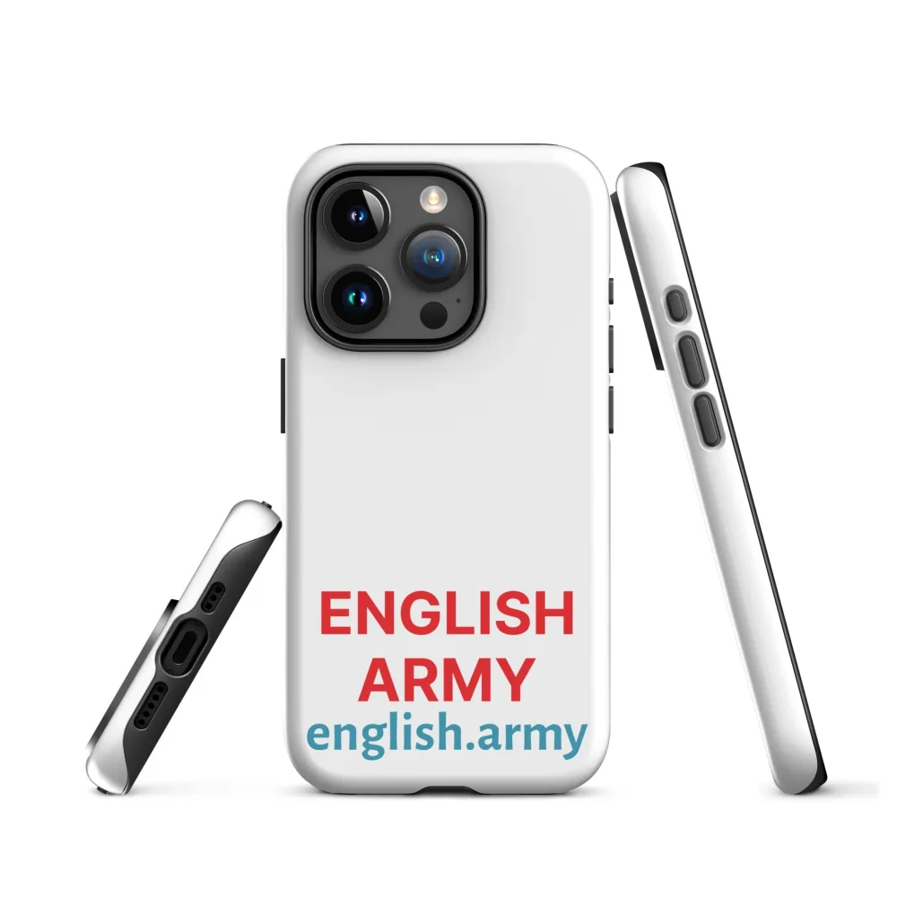 ENGLISCHE ARMEE – Robuste Schutzhülle für iPhone®
