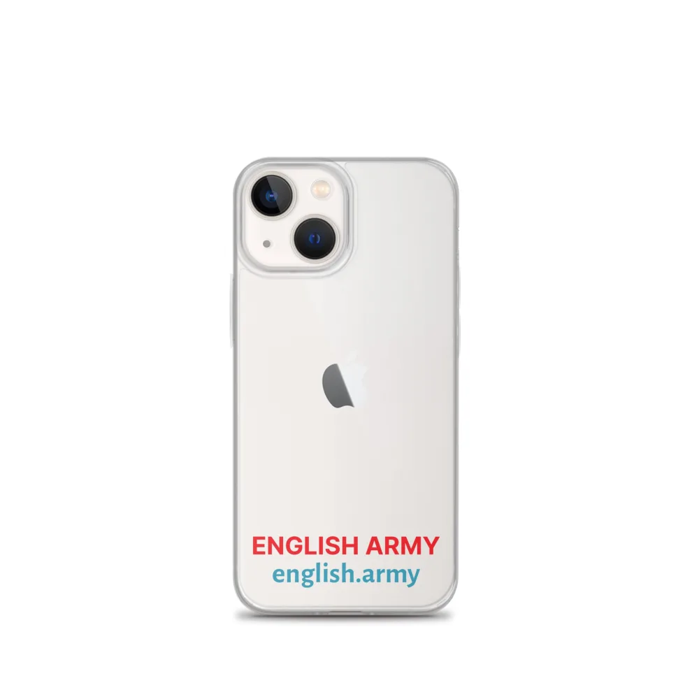 ENGLISCHE ARMEE – Transparente Hülle für iPhone®