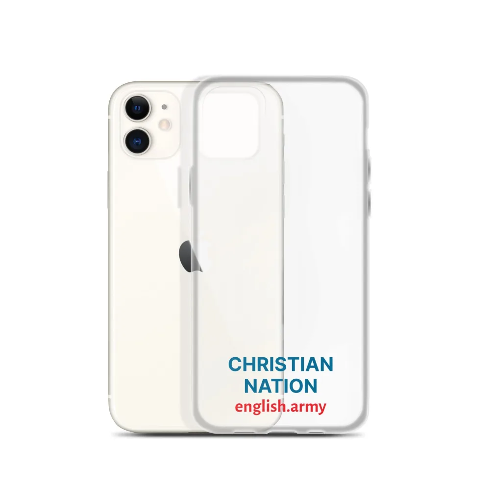 Christian Nation - Klare Hülle für iPhone®