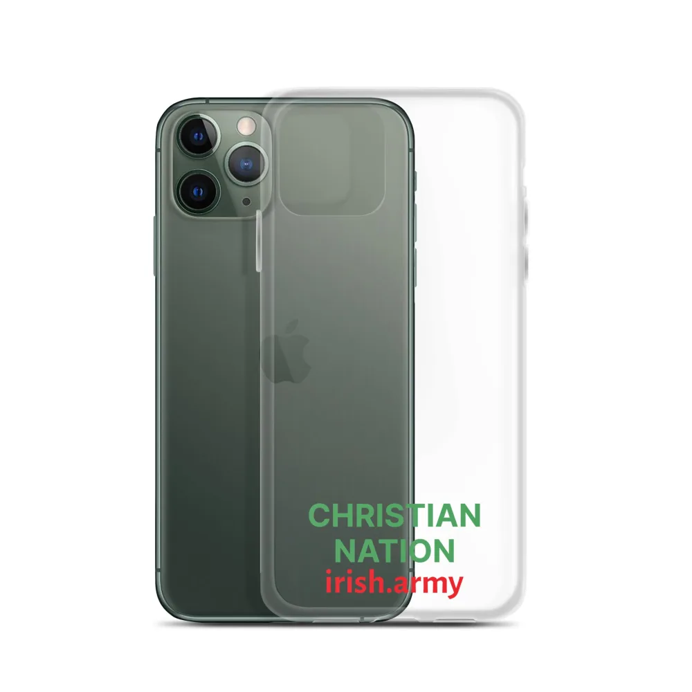 Christian Nation - Klare Hülle für iPhone®
