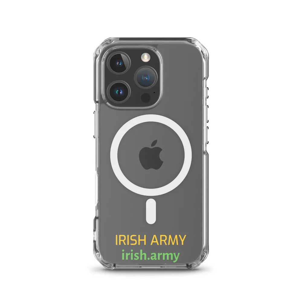 Irische Armee - MagSafe® Clear Case für iPhone®