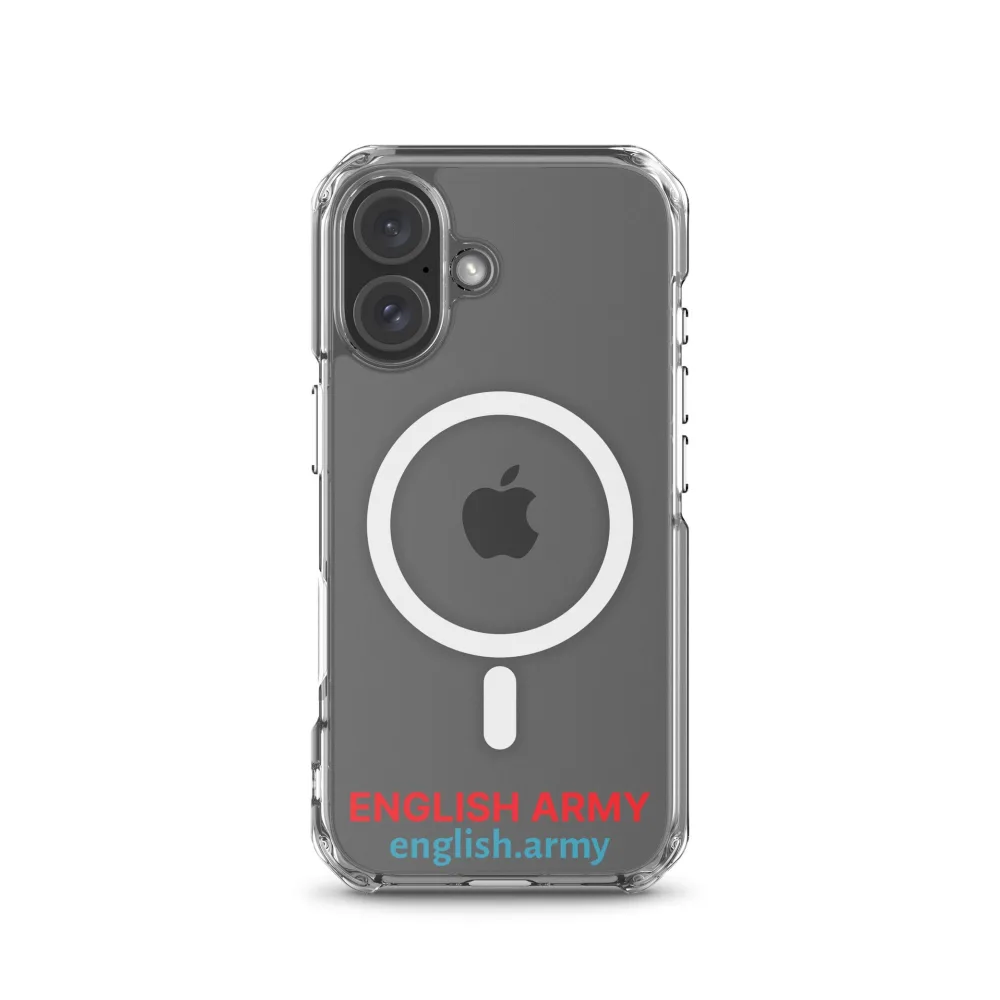 ENGLISCHE ARMEE - MagSafe® Klarsichthülle für iPhone®