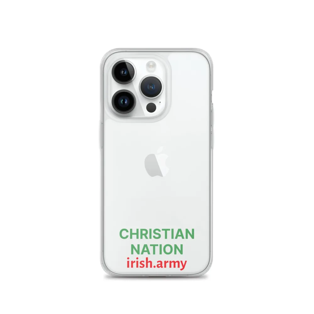 Christian Nation - Klare Hülle für iPhone®