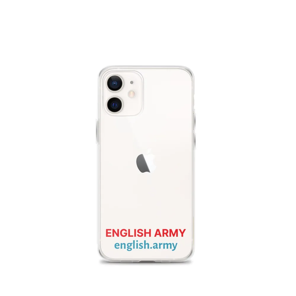 ENGLISCHE ARMEE – Transparente Hülle für iPhone®