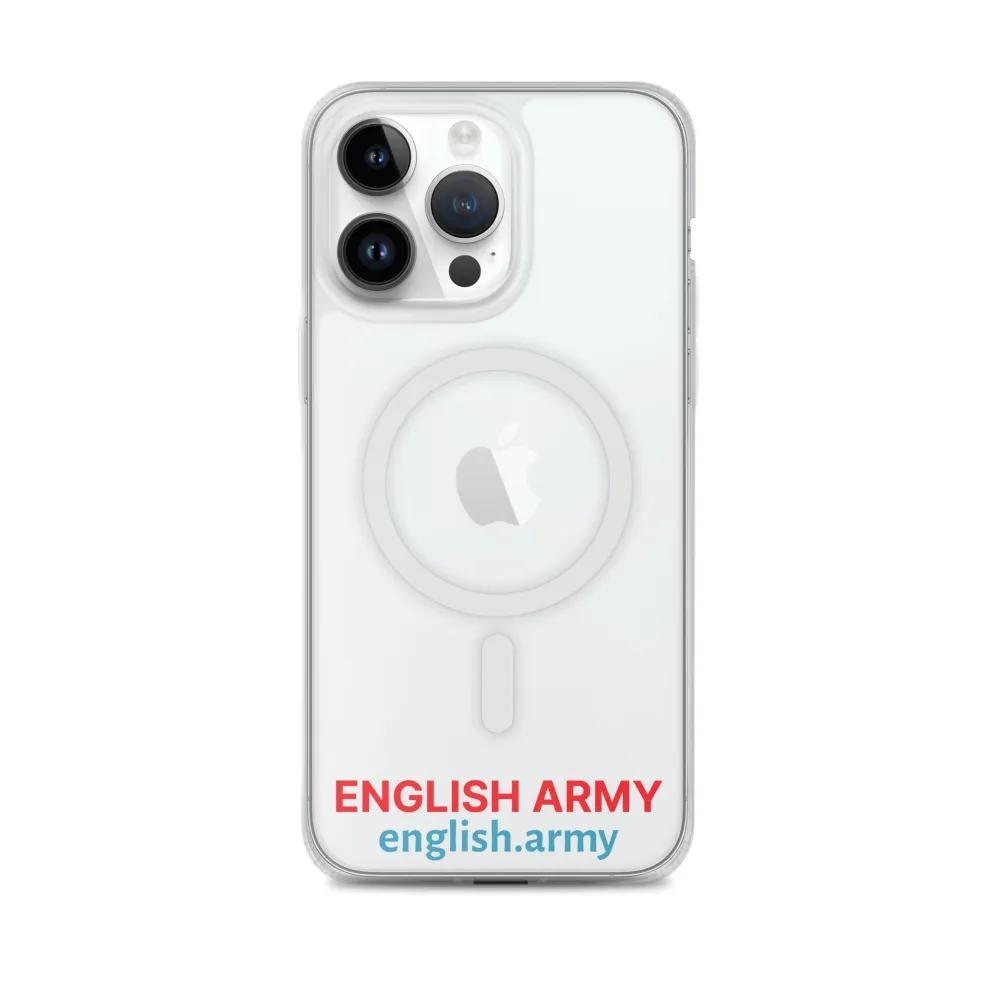 ENGLISCHE ARMEE - MagSafe® Klarsichthülle für iPhone®