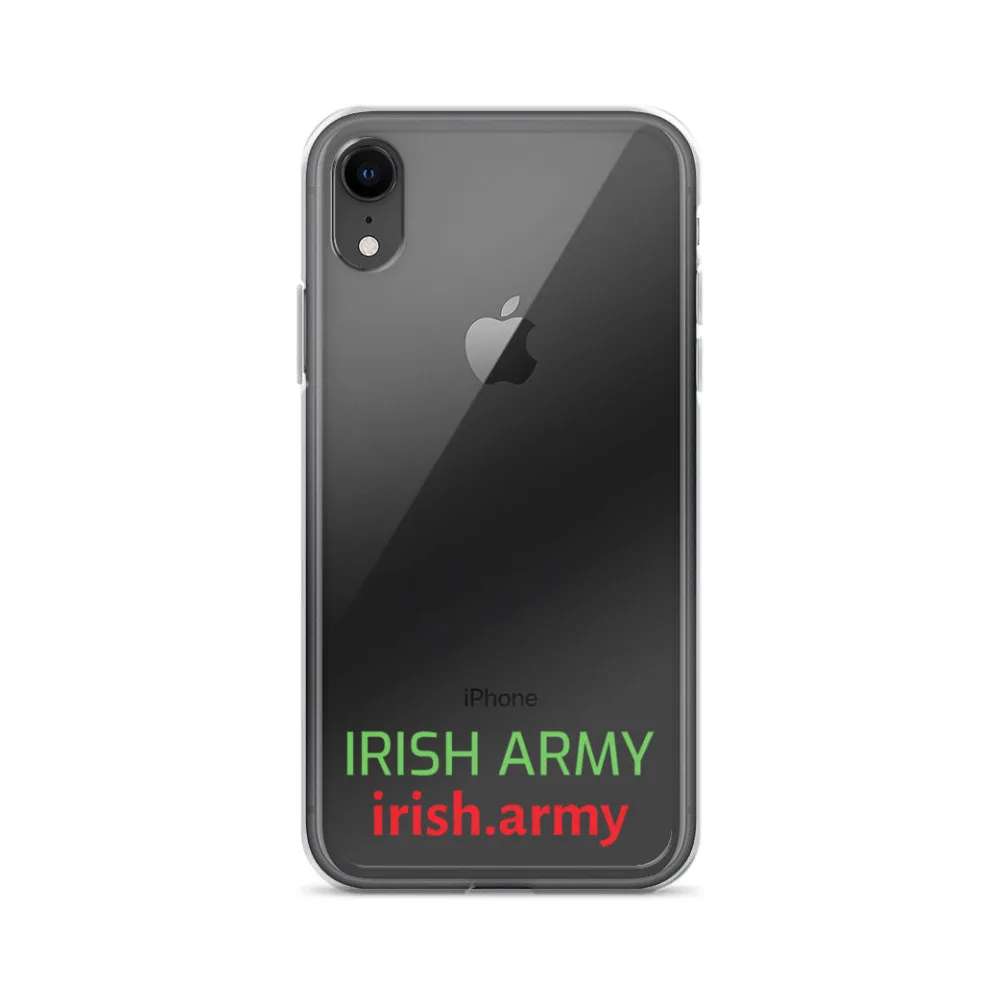 Irische Armee - Transparente Hülle für iPhone®