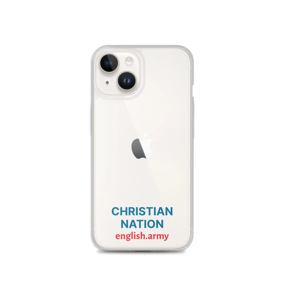 Christian Nation - Klare Hülle für iPhone®