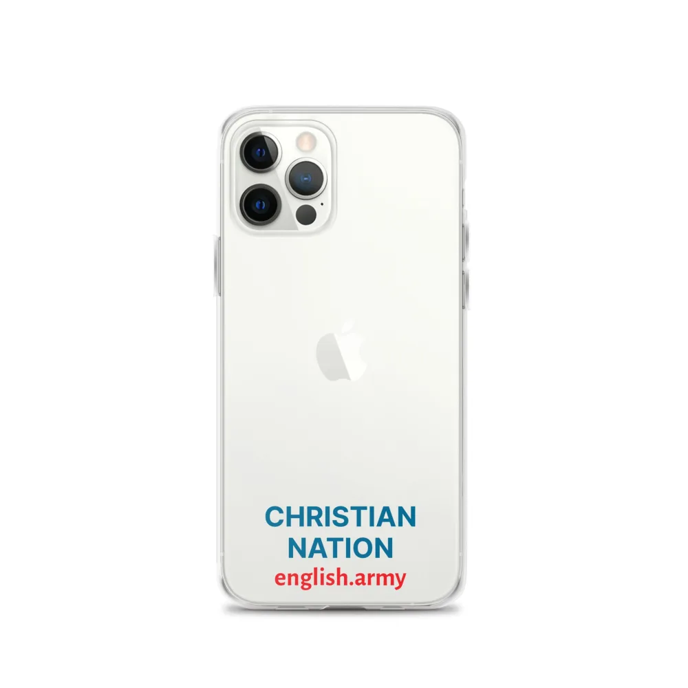 Christian Nation - Klare Hülle für iPhone®