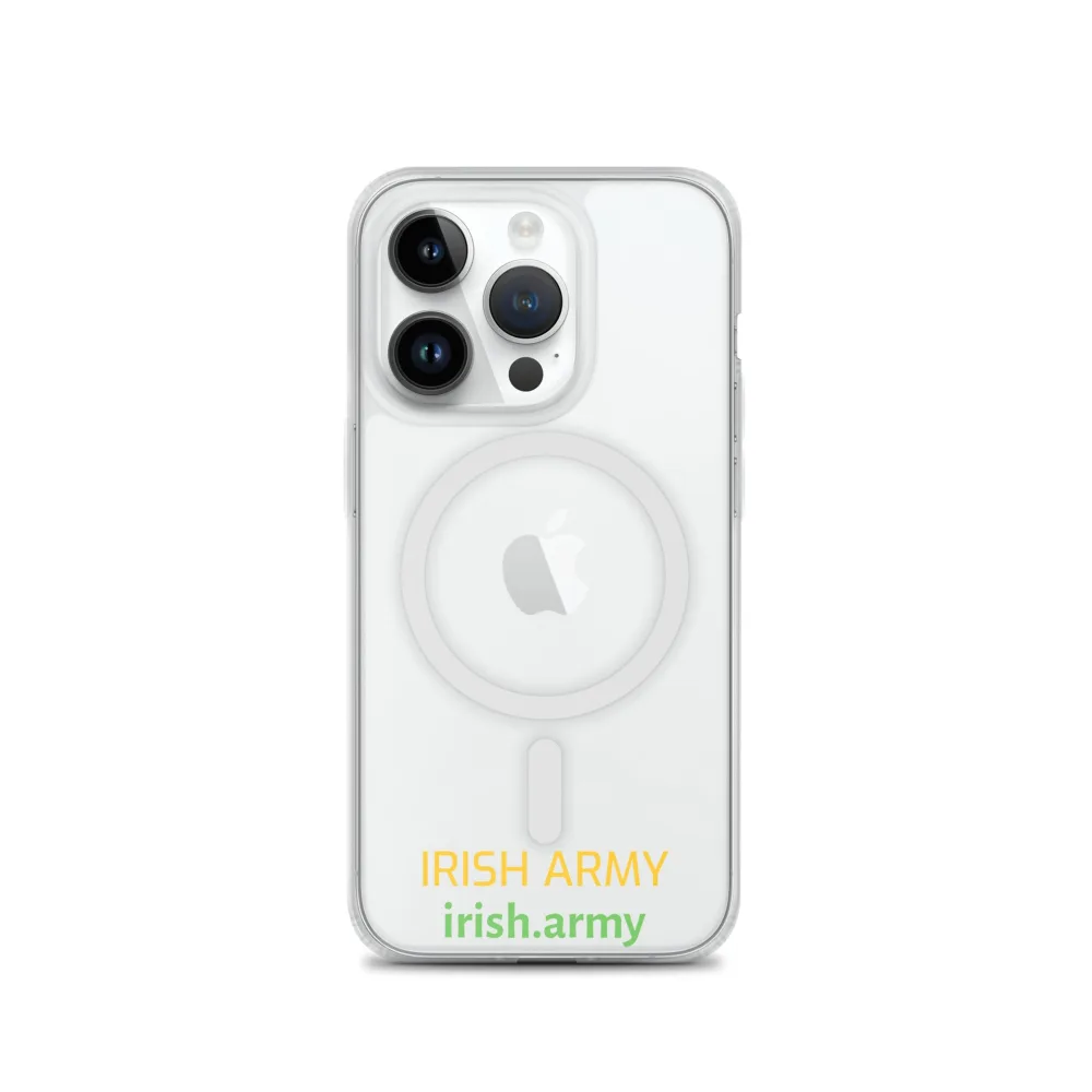 Irische Armee - MagSafe® Clear Case für iPhone®