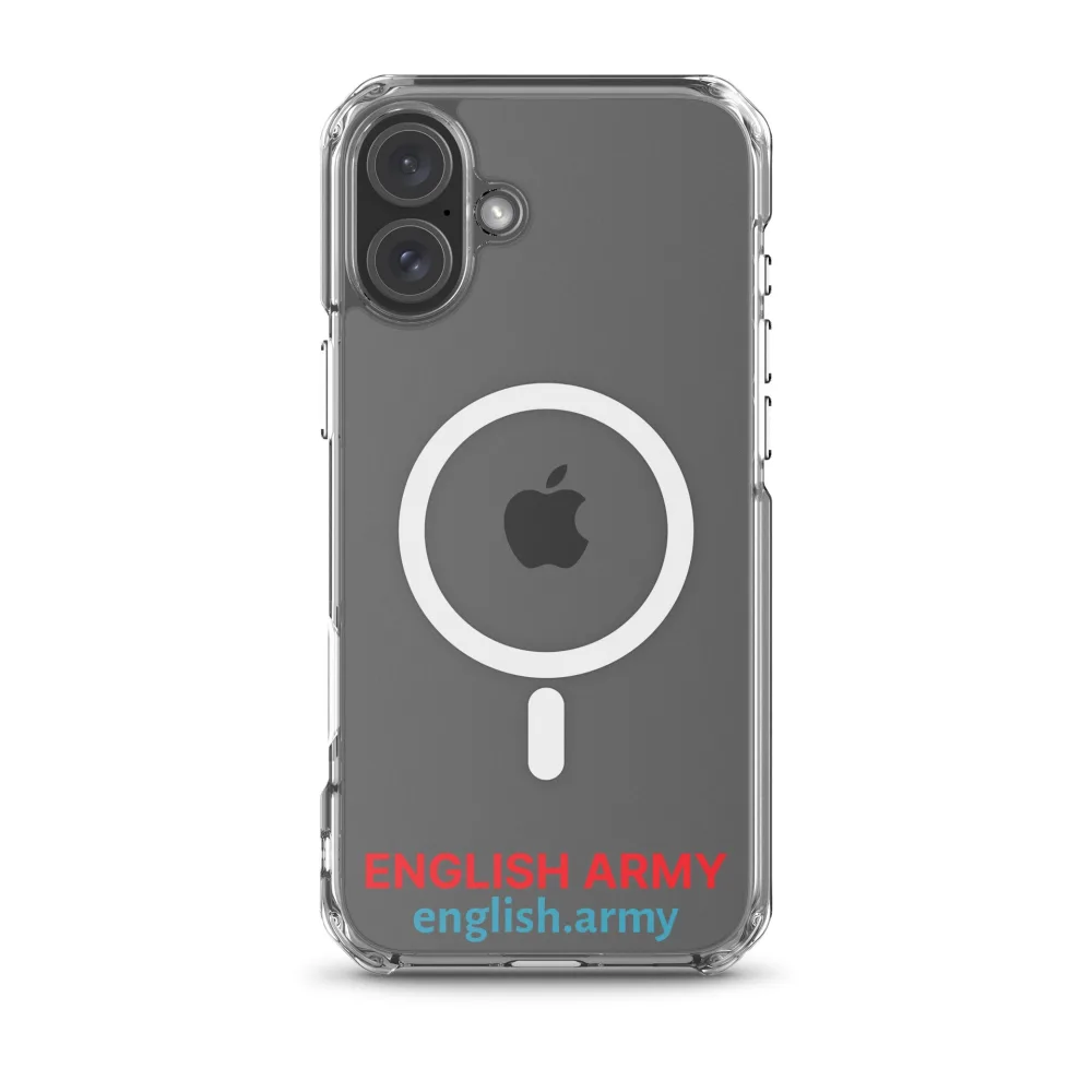 ENGLISCHE ARMEE - MagSafe® Klarsichthülle für iPhone®
