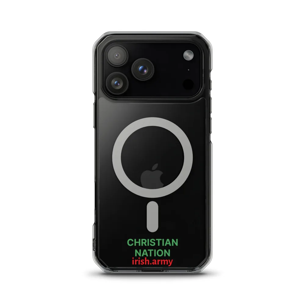 Christian Nation - MagSafe® Clear Case für iPhone®