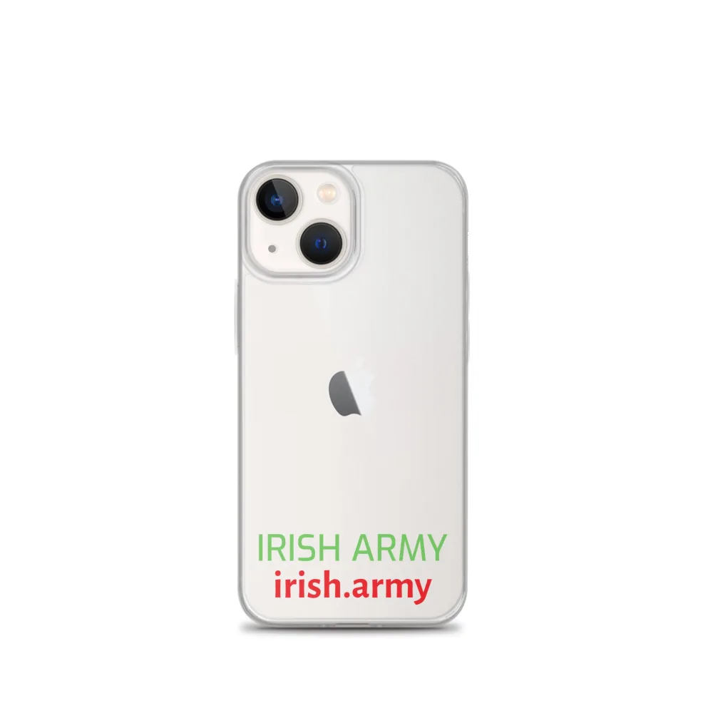 Irische Armee - Transparente Hülle für iPhone®