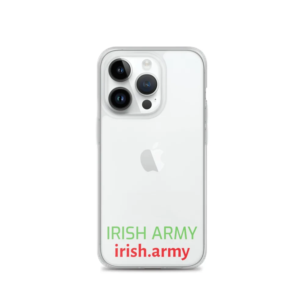 Irische Armee - Transparente Hülle für iPhone®